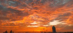 Cielo di Dublino dalla residenza 1