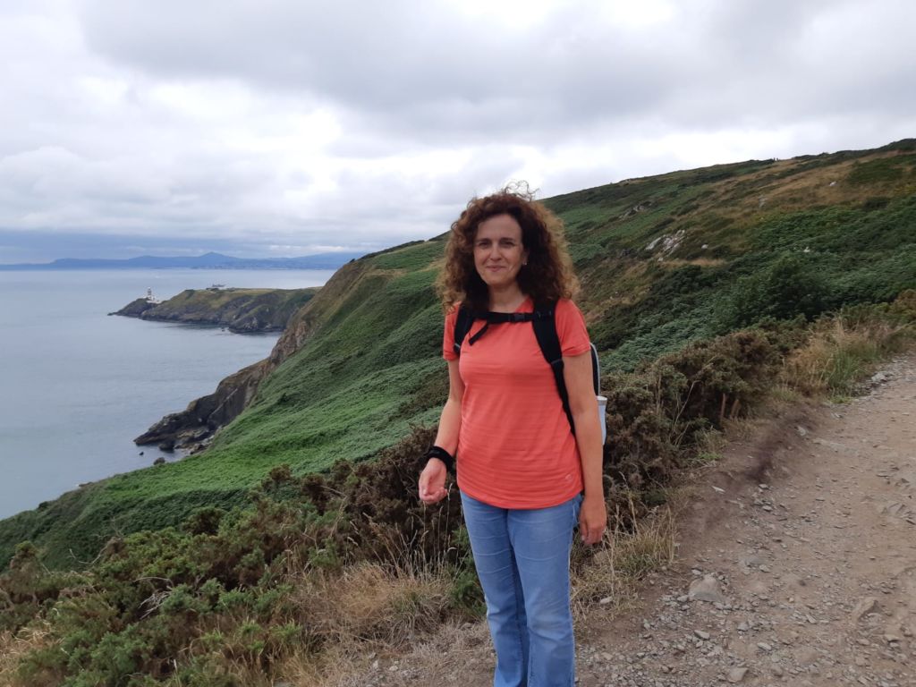 Walking on the Howth Cliff Path