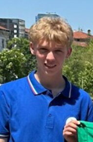 Michele Perano alla gara nazionale dei Campionati di Fisica